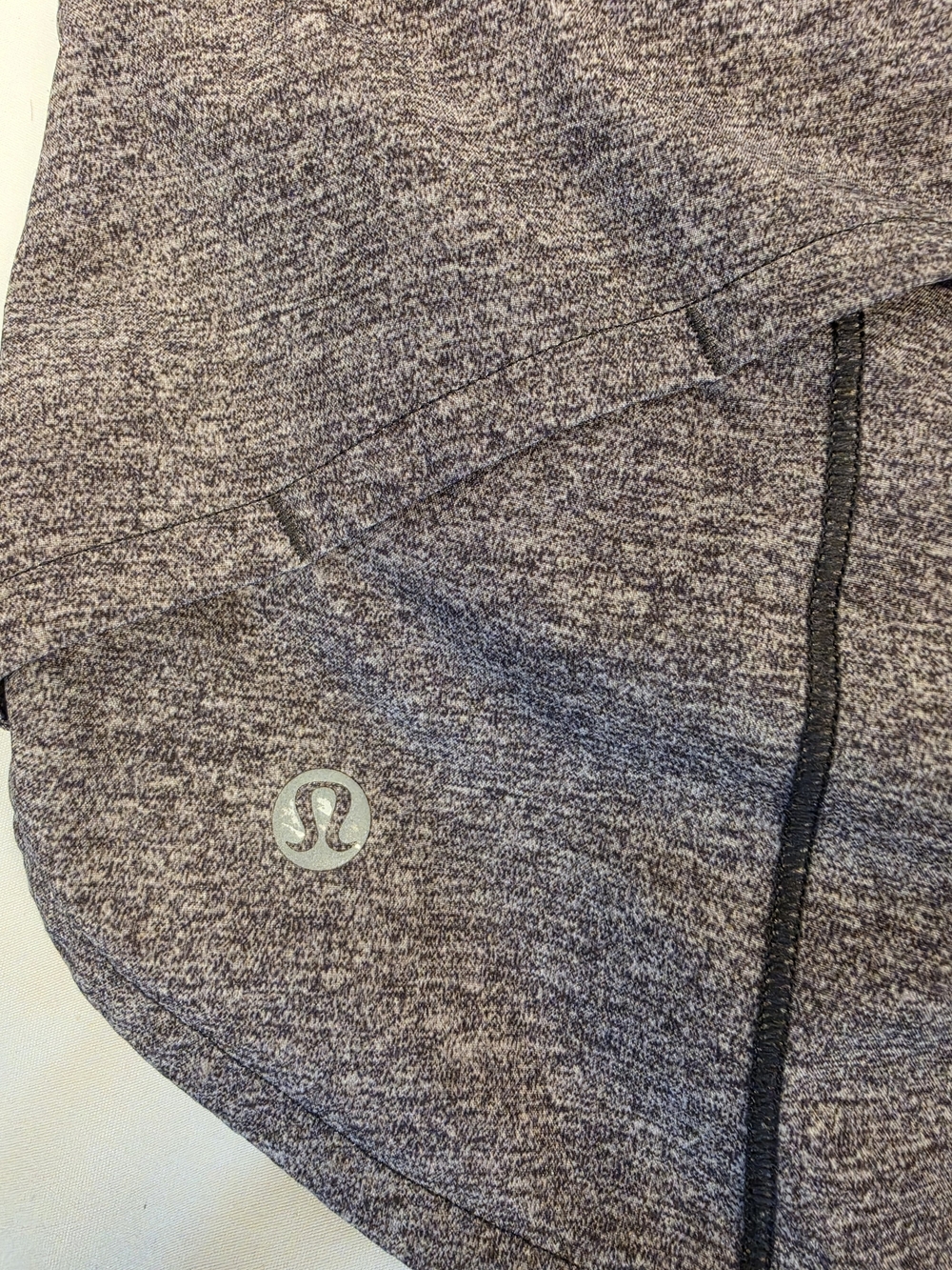 Lululemon Speed Up Shorts Heather Lux Multi Black Size 2 - Picture 4 of 6